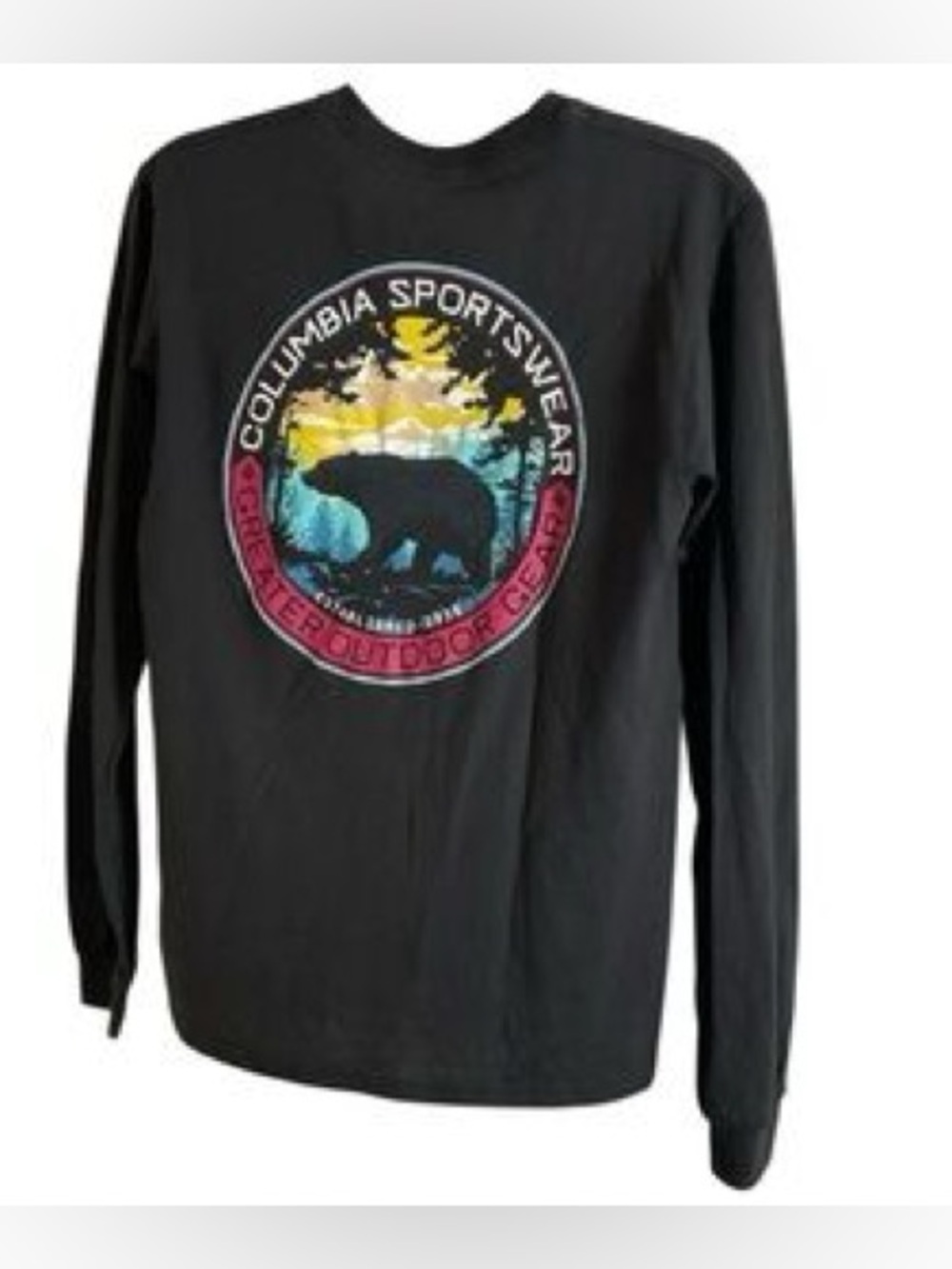 Columbia Sportswear Men's Sunset Kodiak Graphic Long-Sleeve T-Shirt 🌄
